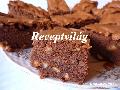 Csokis-mogyors brownies